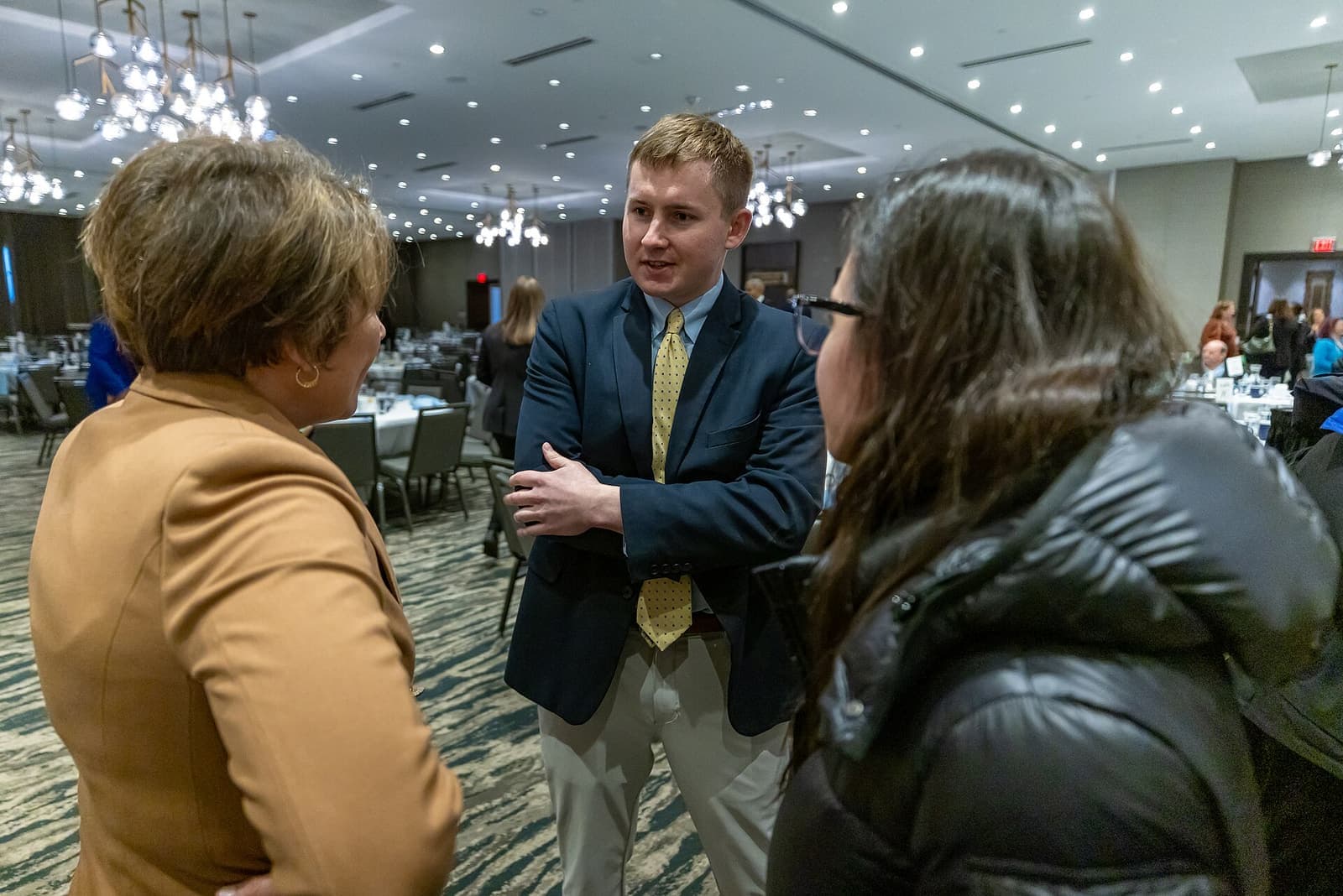 A chamber of commerce gathering