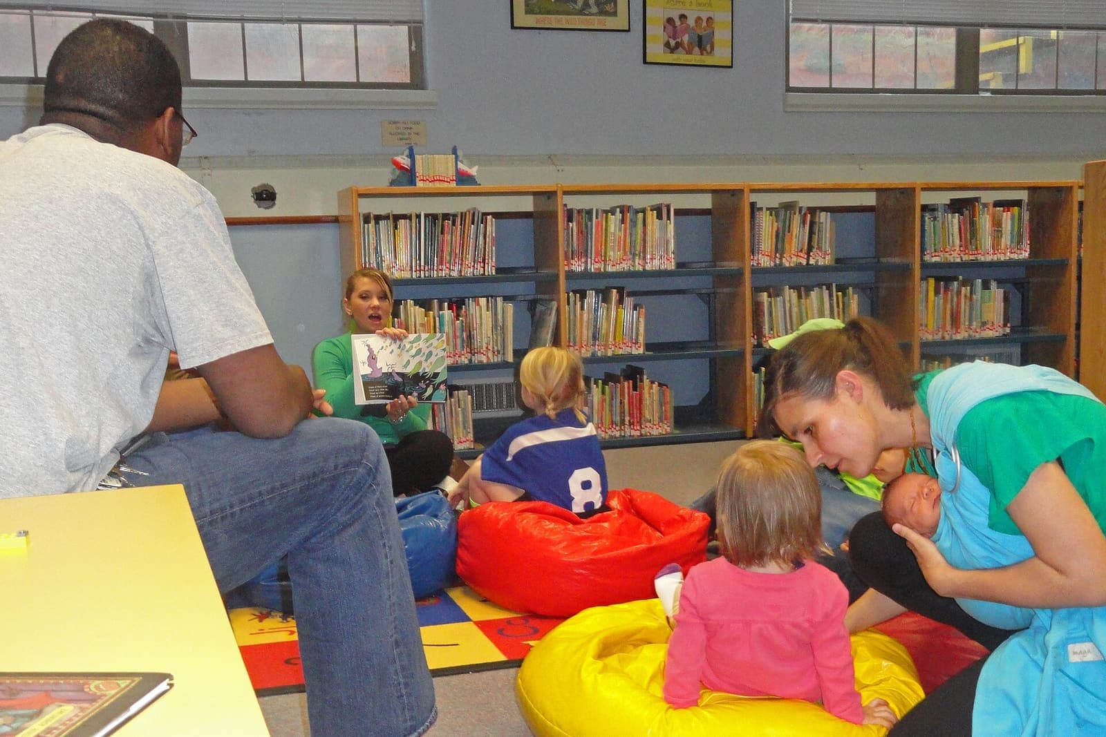 Children at a family event