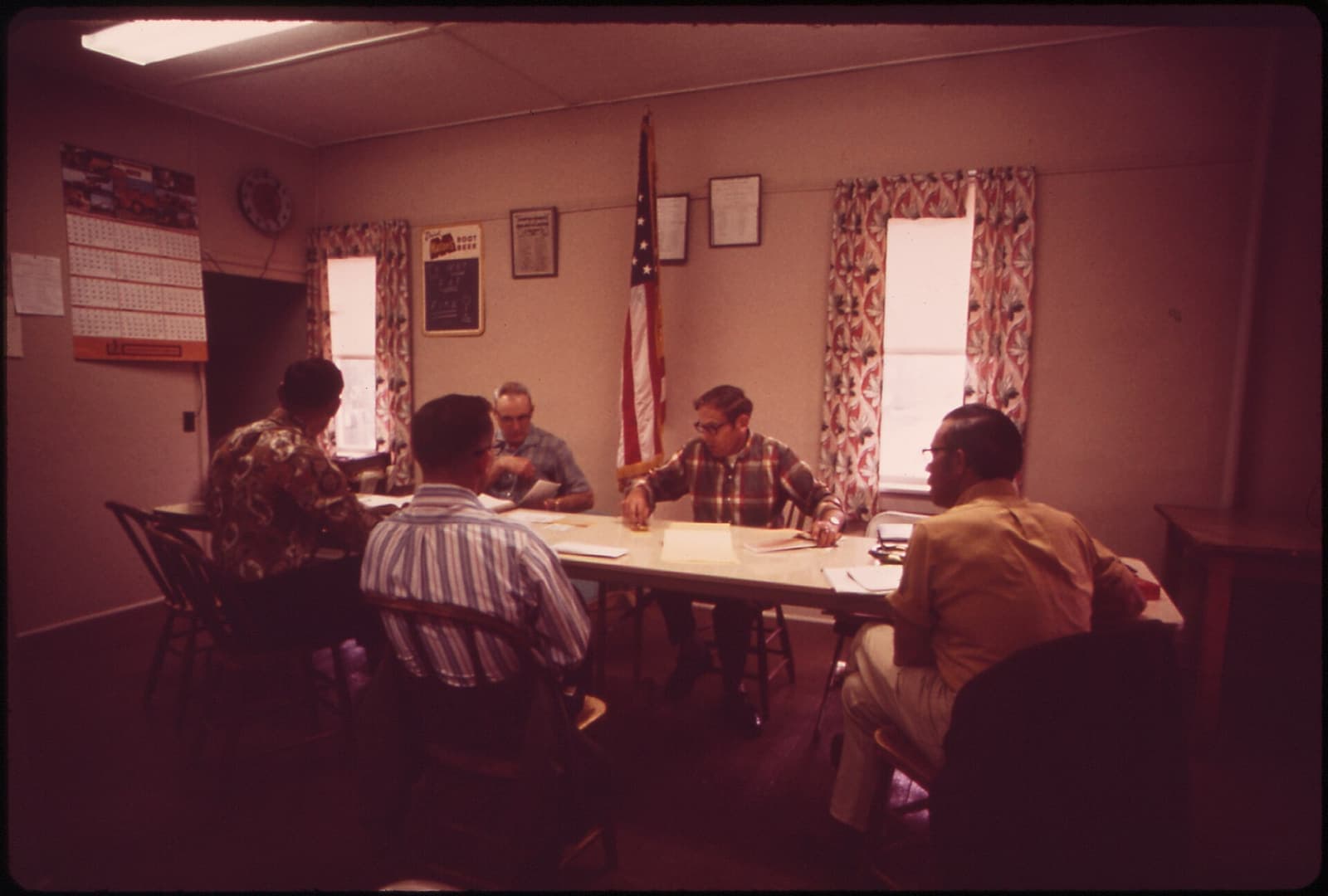 A city council chamber