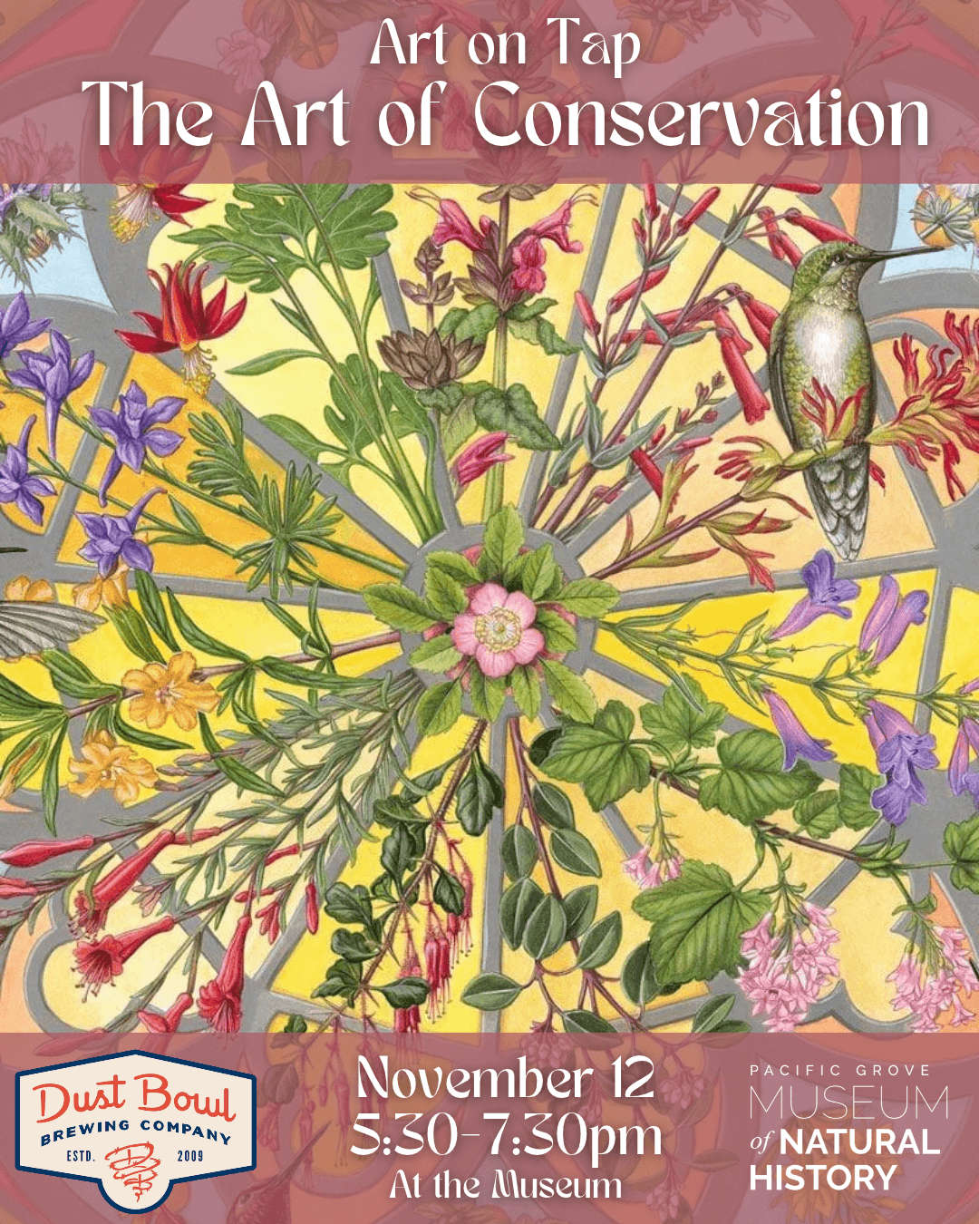 Art Meets Conservation at Pacific Grove Museum’s Art on Tap